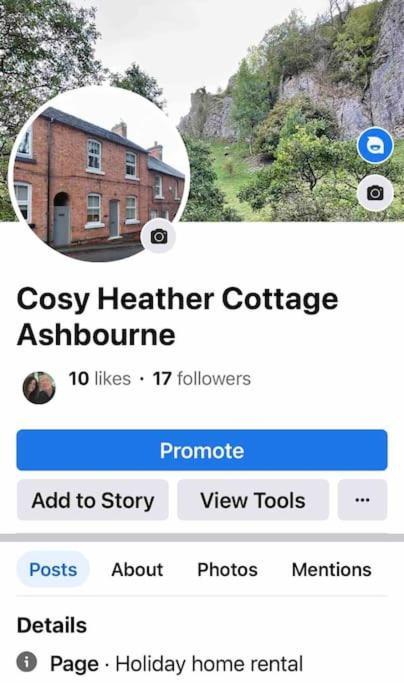 Cosy Heather Cottage アッシュボーン エクステリア 写真